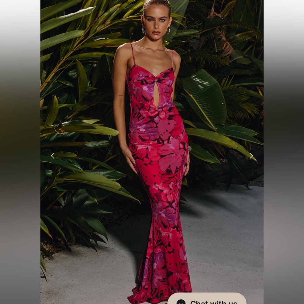 Runaway the Label - Marlini Maxi Dress - Pink Floral